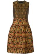 Etro Patterned Dress, Women's, Size: 40, Silk/acrylic/polyester/alpaca