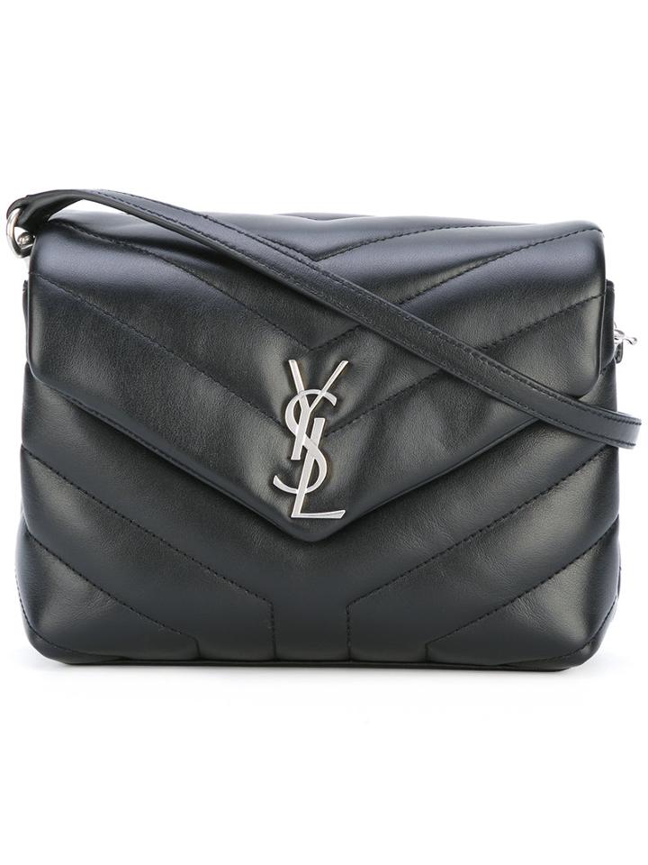 Saint Laurent - Monogram Pouch Bag - Women - Leather - One Size, Black, Leather