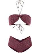 Oseree Glittered Bikini - Purple