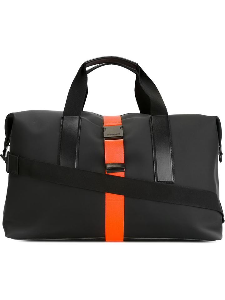 Dsquared2 Bruce Weekender Bag, Black, Calf Leather/rubber