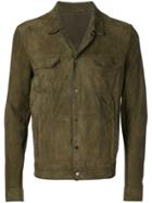 Salvatore Santoro Snap-button Leather Jacket - Green