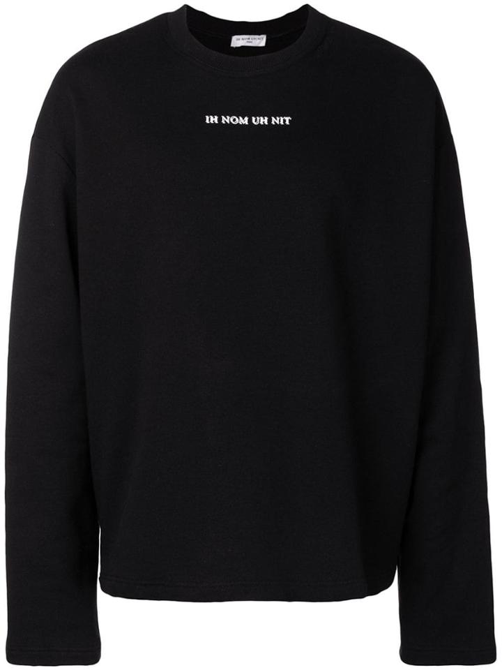 Ih Nom Uh Nit David Bowie Print Sweatshirt - Black