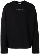 Ih Nom Uh Nit David Bowie Print Sweatshirt - Black
