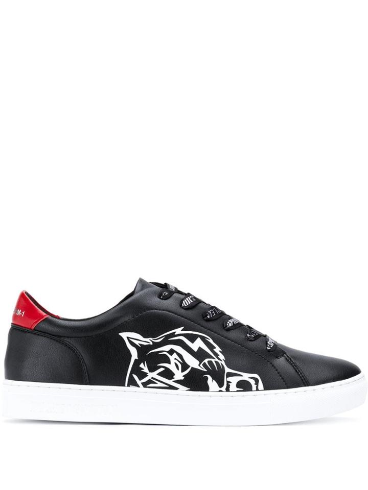 Plein Sport Tiger Lo-top Sneakers - Black