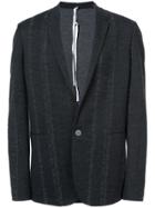 Label Under Construction Distressed Blazer - Grey