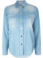 Michael Kors Washed Pincord Shirt - Blue