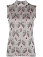 Paco Rabanne Jacquard Lurex Top - Silver