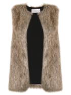 Lilly Sarti Fox Gilet - Brown