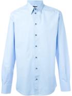 Dolce & Gabbana Classic Shirt, Men's, Size: 40, Blue, Cotton