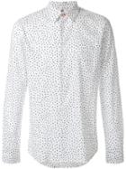 Ps By Paul Smith - Moon Print Shirt - Men - Cotton - S, White, Cotton