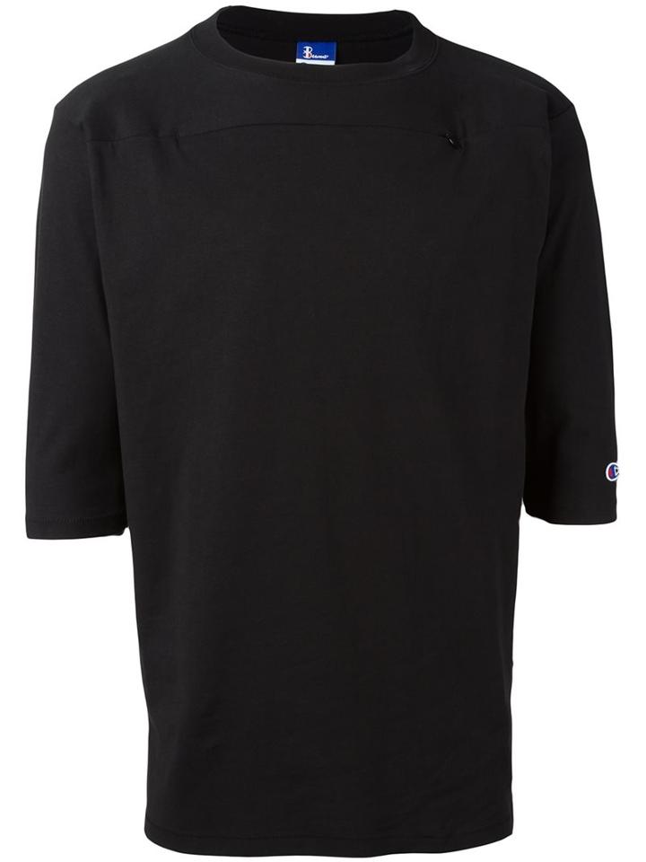 Champion 'champion X Beams' T-shirt, Men's, Size: Small, Black, Cotton