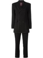 John Galliano Vintage Trouser And Jacket Suit, Women's, Size: 36, Black