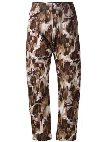 Anne Sofie Madsen Cropped Printed Trousers