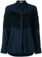 Tibi Shirt With Gathered Front - Blue
