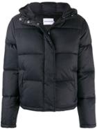 Calvin Klein Jeans Logo Stripe Puffer Jacket - Black