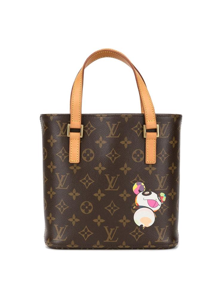 Louis Vuitton Pre-owned X Takashi Murakami Vavin Pm Tote - Brown