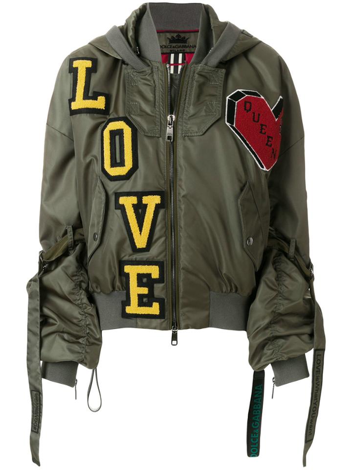 Dolce & Gabbana Patchwork Design Jacket - Green