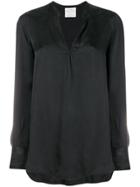 Forte Forte Band Collar Blouse - Black