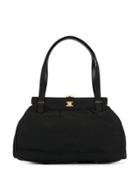 Céline Pre-owned Logo Plaque Gathered Tote - Black