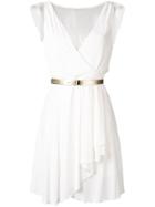 Liu Jo Ruffle Detail Dress - White