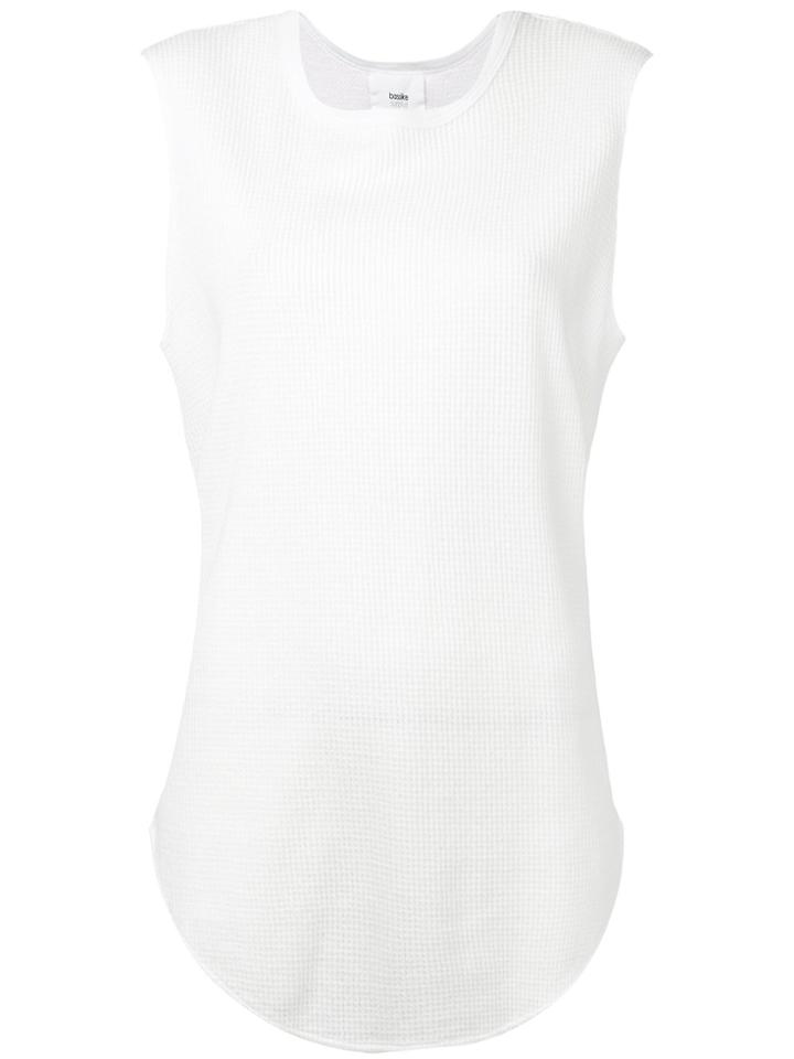 Bassike Waffle Weave Tank - White