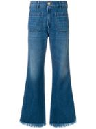 The Seafarer Wide Leg Jeans - Blue