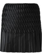 Jay Ahr Wavy Pleated Mini Skirt