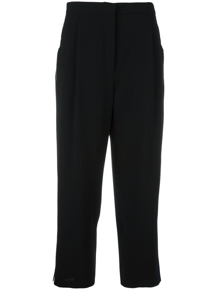 Iceberg Cropped Trousers, Women's, Size: 40, Black, Polyester