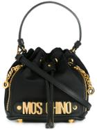 Moschino Mini Bucket Tote - Black