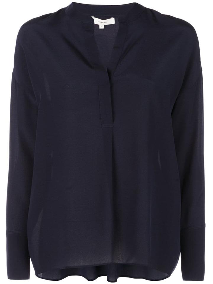 Vince Sheer Blouse - Black