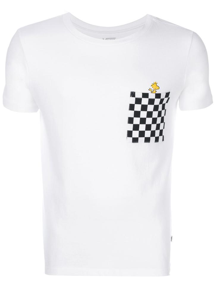 Vans - Vans X Peanuts Woodstock Basic Crew Neck T-shirt - Unisex - Cotton - S, White, Cotton