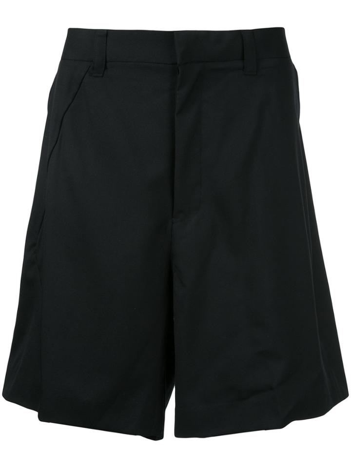 Facetasm Pleated Shorts - Black