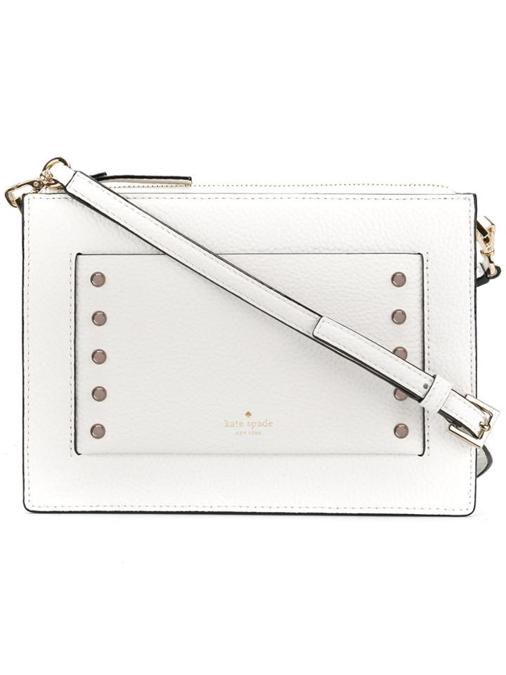 Kate Spade Studded Shoulder Bag - White