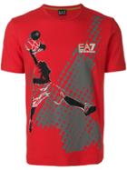 Ea7 Emporio Armani Basketball T-shirt - Red