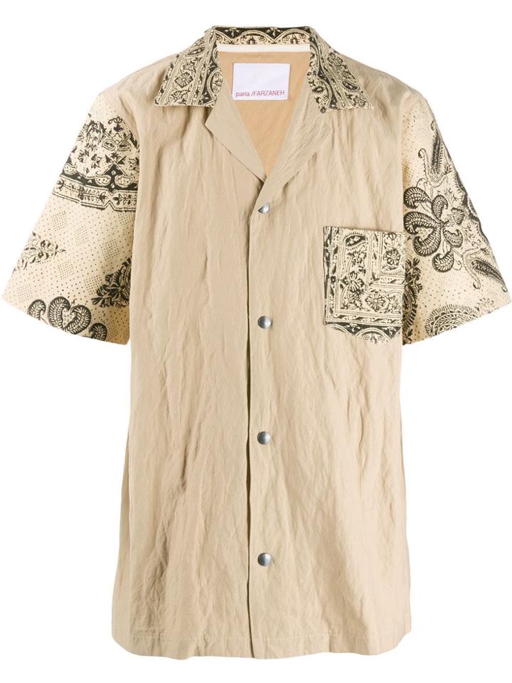 Paria Farzaneh Paisley Print Shirt - Neutrals