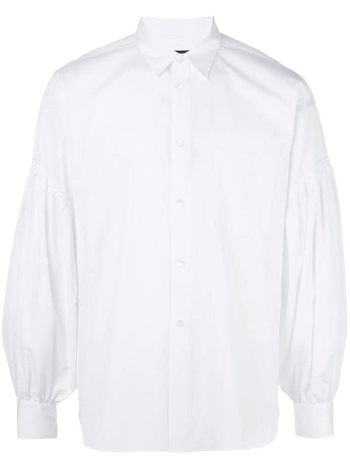 Comme Des Garçons Homme Plus Broad Sleeve Shirt - White