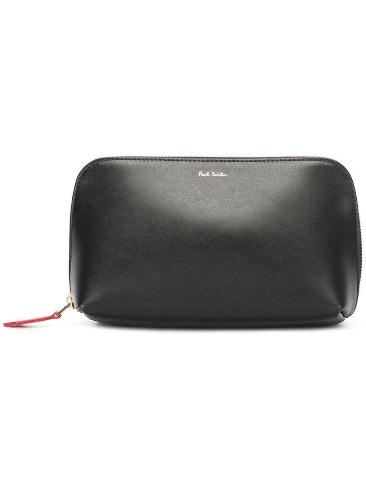 Paul Smith Zip Fastening Clutch, Women's, Black