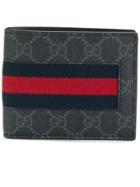 Gucci Gucci Signature Web Wallet - Grey