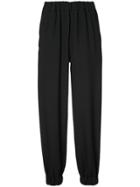Mm6 Maison Margiela Slim-fit Casual Trousers - Black