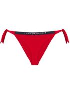 Tommy Hilfiger Logo Bikini Bottoms - Red
