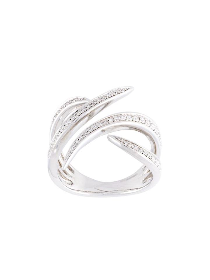 Gisele For Eshvi Diamond Fang Ring