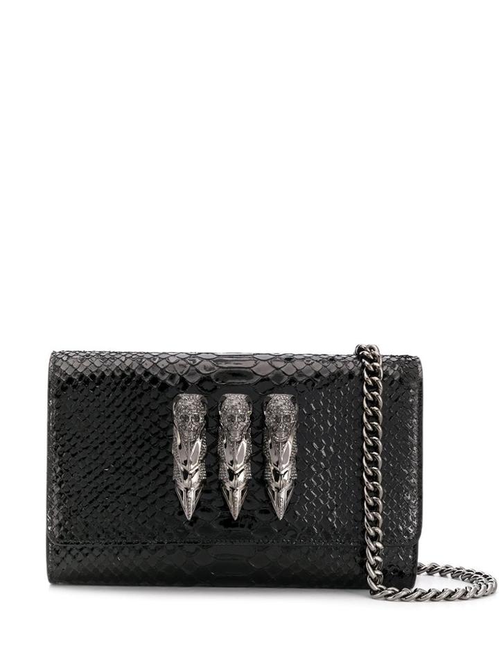 Philipp Plein Skull Embellished Bag - Black