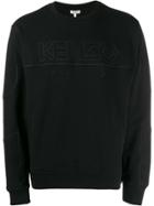 Kenzo Logo Embroidery Sweatshirt - Black