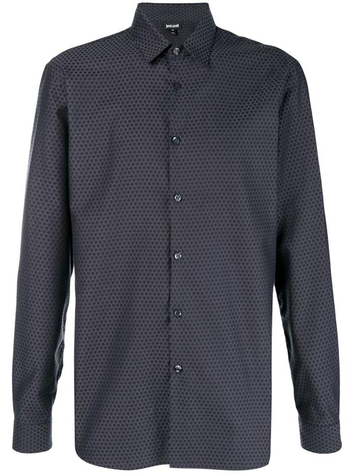 Just Cavalli Classic Button Shirt - Pink & Purple