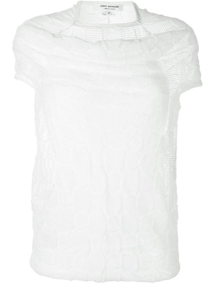 Junya Watanabe Comme Des Garçons Creased Knit T-shirt
