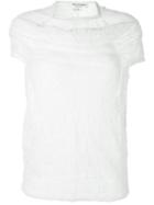 Junya Watanabe Comme Des Garçons Creased Knit T-shirt