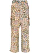 Paria Farzaneh Iranian Print Wide-leg Trousers