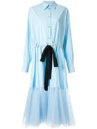 Brognano Flared Shirt Dress - Blue