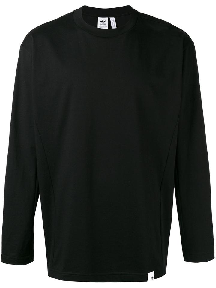 Adidas Crew Neck Jumper, Men's, Size: Small, Black, Cotton
