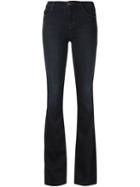 J Brand 'maria' Flared Jeans, Women's, Size: 26, Blue, Cotton/lyocell/spandex/elastane